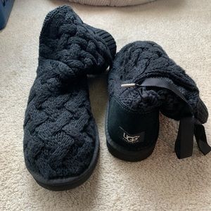 Uggs knit ankle boots